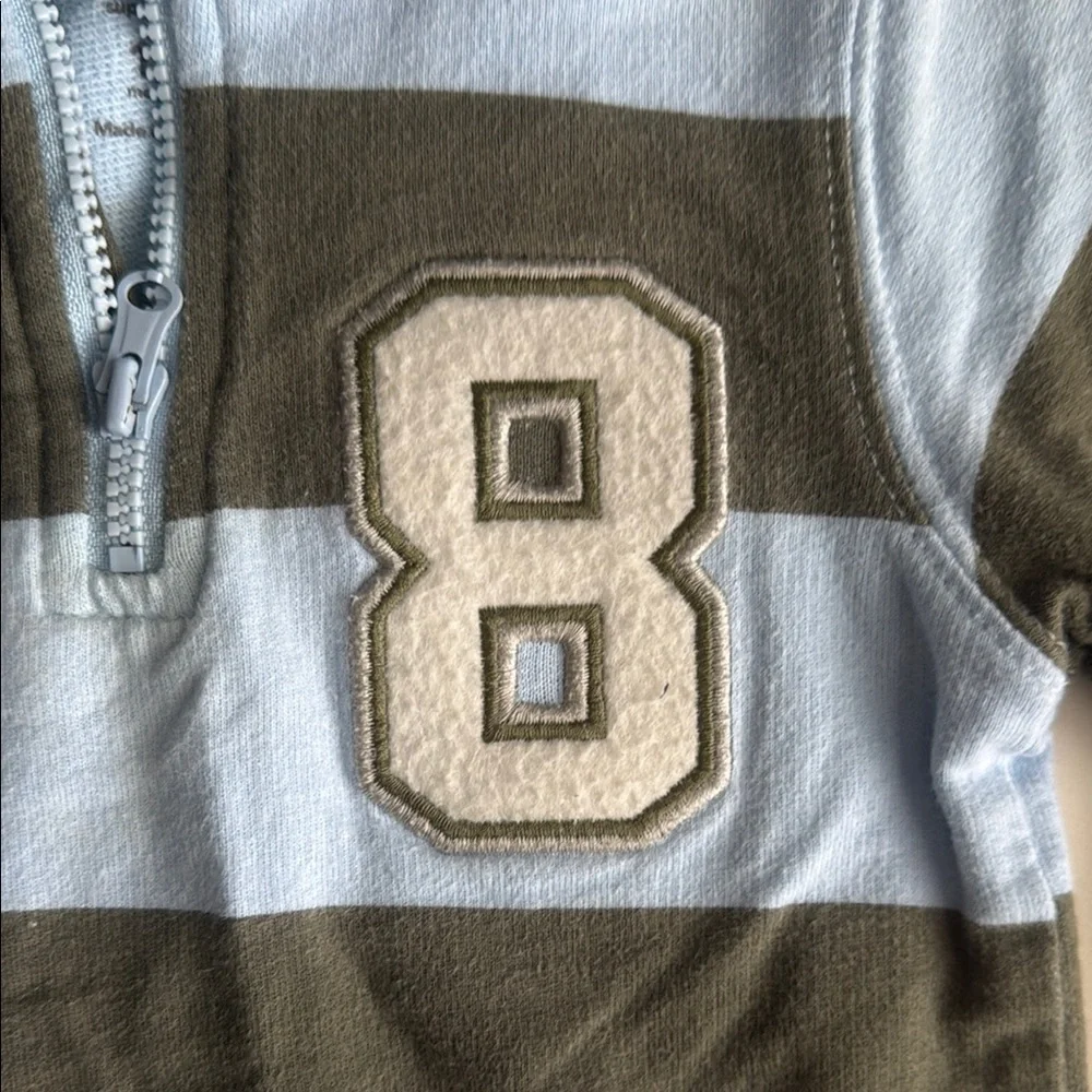 Carter’s Striped Blue & Green Boys Shirt 12 Months